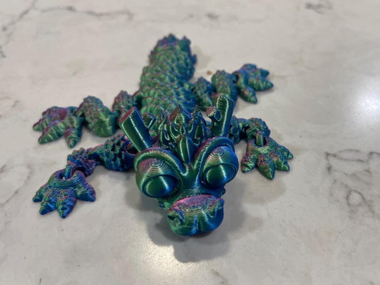 3d printed articulated baby dragon - Free shipping